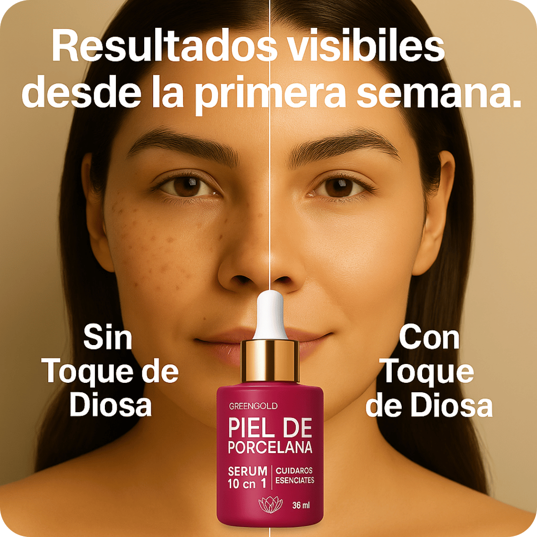 Serum toque de Diosa piel de porcelana