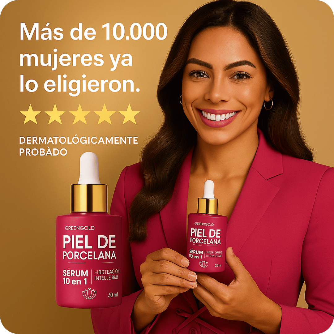 Serum toque de Diosa piel de porcelana