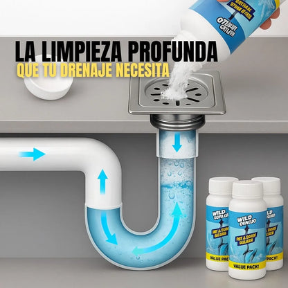 Wild TornadoClean™ - Desatasca y limpia cañerías al instante Lleva 2x1