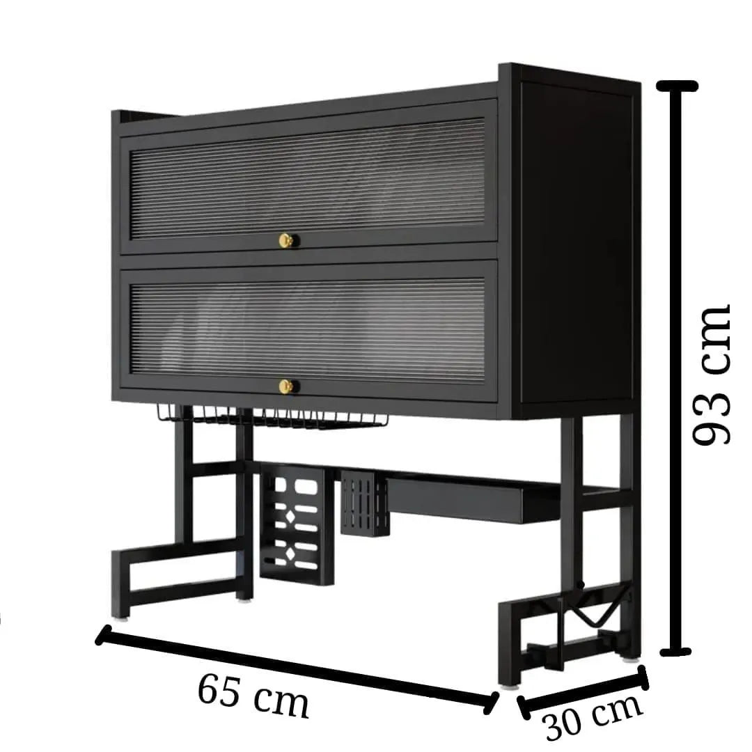 Escurridor Deluxe 2 Niveles con Tapa Protectora
