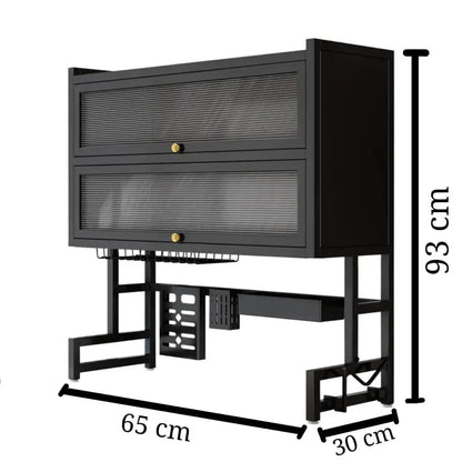 Escurridor Deluxe 2 Niveles con Tapa Protectora