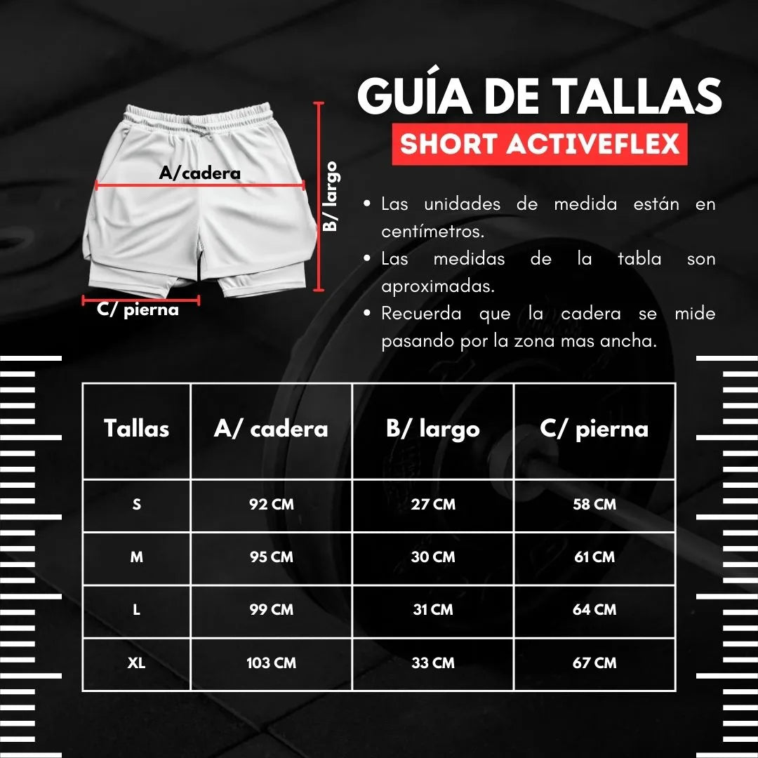 SHORT MUJER ACTIVEFLEX: RENDIMIENTO SIN LIMITES