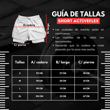 SHORT MUJER ACTIVEFLEX: RENDIMIENTO SIN LIMITES