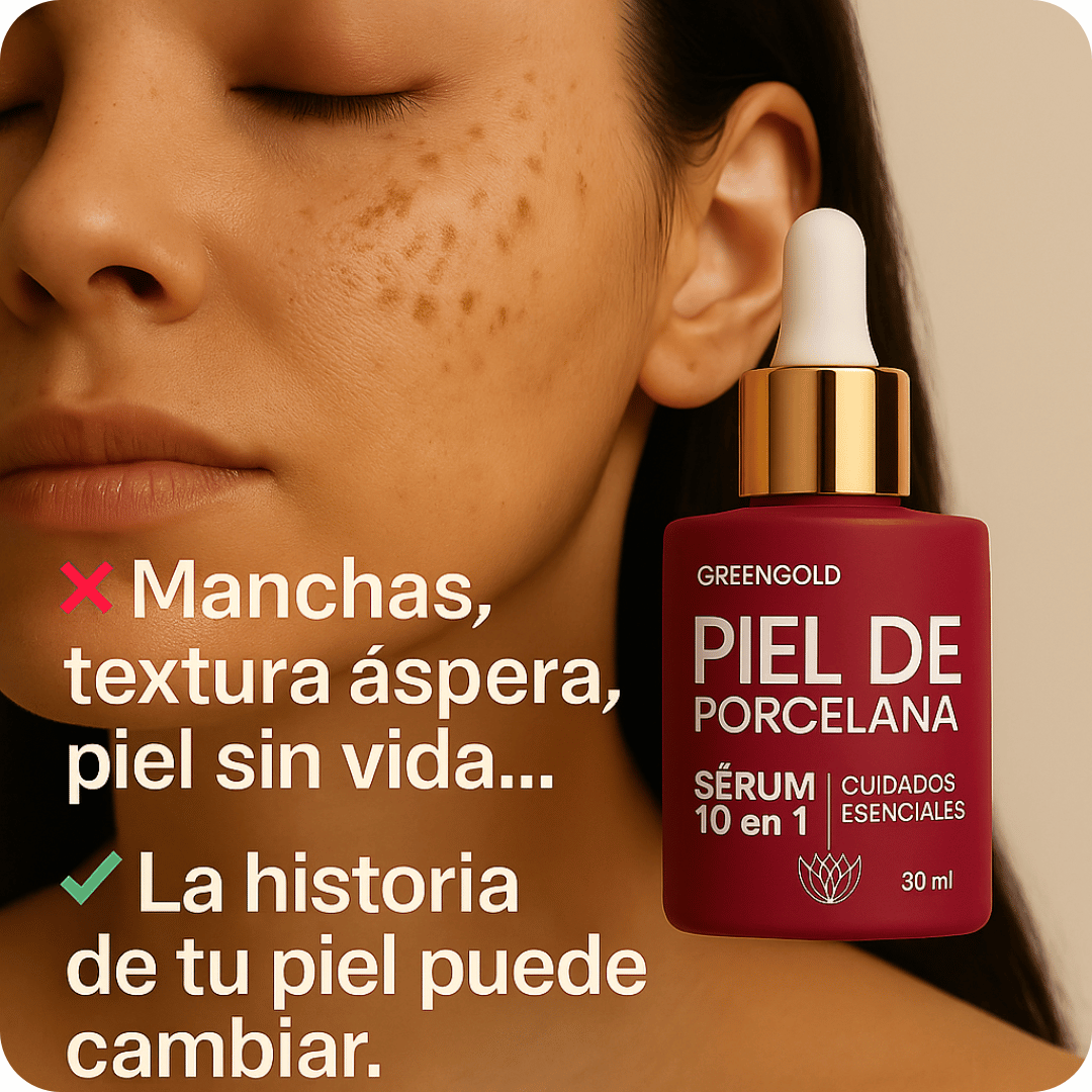 Serum toque de Diosa piel de porcelana