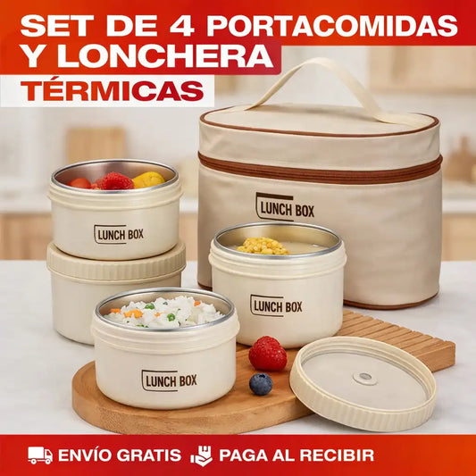 Smart Lunch Box – Set Térmico 4 en 1 con Lonchera