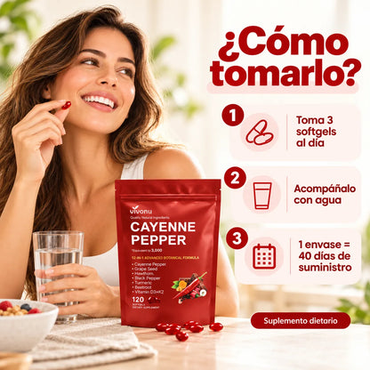 CAYENNE PEPPER VIVONU X 120 SOFTGELS