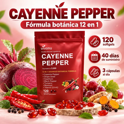 CAYENNE PEPPER VIVONU X 120 SOFTGELS