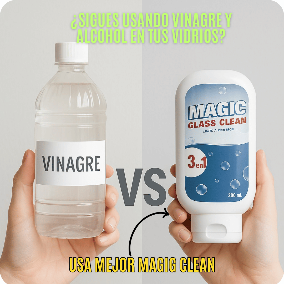 Magic glass clean 3 en 1