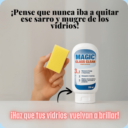 Magic glass clean 3 en 1